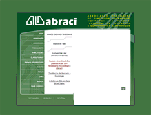 Tablet Screenshot of abraci.org.br